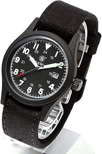 Smith & Wesson Watches Smith & Wesson Men's Military Watch with 3 Interchangeable Canvas Straps