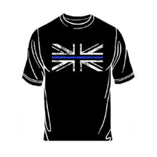 Load image into Gallery viewer, CL Dist Tops Thin Blue Line Union Flag Tshirt
