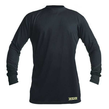 XGO Mens Fire Retardant Clean Seam Longsleeve Crew Black