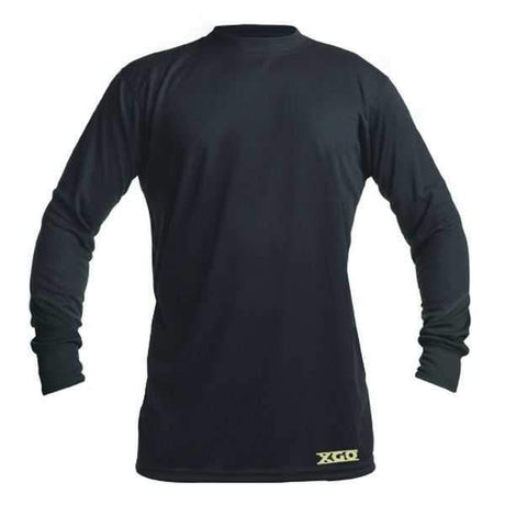 XGO Mens Fire Retardant Clean Seam Longsleeve Crew Black